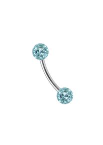 Adelia&acute;s Augenbrauenpiercing ADELIA&acute;S "Piercing Augenbrauenpiercing", blau (hellblau), Piercings, Damen, Titan, Augenbrauenpiercing