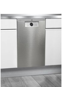Beko Unterbaugeschirrsp&uuml;ler "BDUS26040XQ", Energieeffizienz: C, silber (edelstahllook), B:44,8cm H:81,8cm T:57cm, Geschirrsp&uuml;ler, SelfDry, Unterbaugeschirrsp&uuml;ler