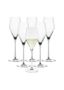 Champagnerglas Spiegelau "Champagnergl&auml;ser Definition 250 ml 6er Set transparent", bunt (transparent), Glas, Trinkgef&auml;&szlig;e, Champagnerglas