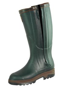 Gummistiefel Aigle "Parcours 2 Iso Open", Damen, Gr. 48, braun (bronze), Obermaterial: 100% Naturkautschuk NaRubber., Schuhe Gummistiefel