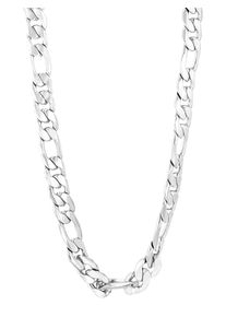 Adelia&acute;s Gliederkette ADELIA&acute;S "Unisex Halskette &iquest; Figarokette aus Edelstahl" Gr. 60, silber, Halsketten, Damen, 60, Edelstahl, Gliederkette