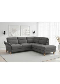 Sit & More Ecksofa SIT & MORE "Pamela", beige (anthrazit), B:218cm H:90cm T:212cm, 100% Polyester, Sofas, Ecksofa