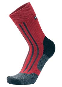Arbeitssocken Meindl "Socke Damen MT6", Damen, Gr. 39, rot (bordeaux), Obermaterial: 24% Wolle mw. 24% Elasthan EL. 21% Polyamid PA. 15% Kunststoff plastic. 13% Polypropylen PP., Socken Arbeitssocken