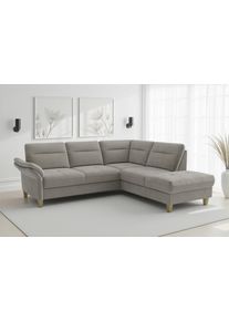 Sit & More Ecksofa SIT & MORE "Pamela", beige (stone), B:218cm H:90cm T:212cm, 100% Polyester, Sofas, Ecksofa