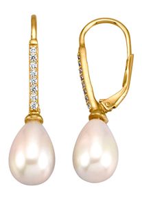 Paar Ohrh&auml;nger Lady, silber (silber vergoldet 925), Ohrringe, Damen, Paar Ohrh&auml;nger