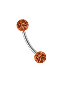Adelia&acute;s Augenbrauenpiercing ADELIA&acute;S "Piercing Augenbrauenpiercing", orange, Piercings, Damen, Titan, Augenbrauenpiercing