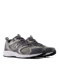 Sneaker New Balance "408", Damen, Gr. 47,5, grau (slate grau, schwarz silber metallic, castlerock), Synthetik, Textil, Schuhe Sneaker, inspiriert vom 530