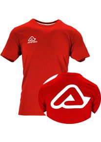 Acerbis Sports Squad, t-shirt , color: Red/White , size: M