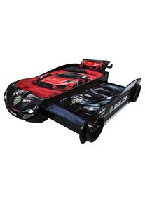 Xora Ausziehbett, Schwarz, Holzwerkstoff, Buche, Auto, H&ouml;he ca. 25 cm, 90x200 cm, nicht verstellbar, Babym&ouml;bel & Kinderm&ouml;bel, Kinderzimmer & Jugendzimmer, Kinderbetten, Kinderbetten & Jugendbetten