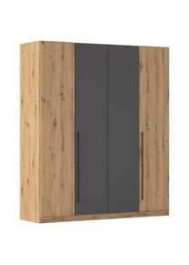 M&Ouml;BELIX M&ouml;belix , Grau, Eiche Artisan , Holzwerkstoff , 4 F&auml;cher , 3 Schublade(n) Schubladen , 181x229x54 cm , in verschiedenen Holzarten erh&auml;ltlich, in verschiedenen Gr&ouml;&szlig;en erh&auml;ltlich ,
