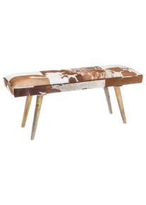 Mid.you , Braun, Wei&szlig; , Fell , Mangoholz , massiv ,