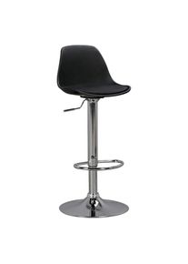 Mid.you , Schwarz , Kunststoff, Textil , 40x104x40 cm , Sitzfl&auml;che 360&deg; drehbar, abwischbar ,