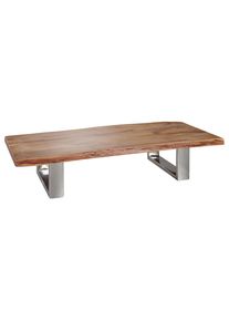 Mid.you , Akaziefarben , Holz , Akazie , massiv , rechteckig , 58x25x115 cm , einfacher Aufbau ,