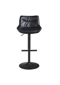 Mid.you , Schwarz , Textil , 45x106x55 cm , Sitzfl&auml;che 360&deg; drehbar ,