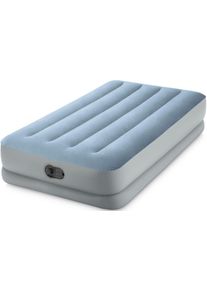 Luftbett Intex "DuraBeam Mid-Rise Comfort mit USB-Pumpe" Gr. 99, blau, Luftbetten, B/H/L: 99cm x 36cm x 191cm, Kunstfaser, PVC, Luftbett, B:99cm H:36cm L:191cm