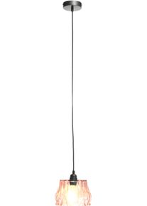 Kayoom H&auml;ngeleuchte "Aurea", rosa, 1, &Oslash; 19cm H: 19cm, 1 Stk., Leuchten, handgefertigt, modern, H&auml;ngeleuchte