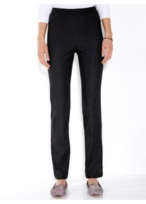 Dehnbund-Hose Classic Basics, Damen, Gr. 56, Normalgr&ouml;&szlig;en, schwarz, 72% Viskose, 25% Polyamid, 3% Elasthan, unifarben, lang, Hosen Dehnbund-Hose