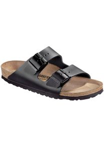 Sandale Birkenstock "Arizona", Damen, Gr. 38, schwarz, Obermaterial: 100% Rindsleder Leather cow., Schuhe Sandale