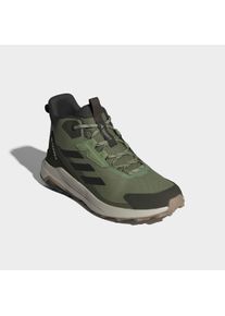 Wanderschuh adidas terrex "ANYLANDER MID", Herren, Gr. 43, tent gr&uuml;n, core schwarz, olive strata, Textil, Schuhe Wanderschuh