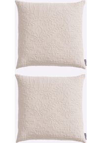 Kissenh&uuml;lle PEREIRA DA CHUNA, sand, B:40cm L:40cm, Baumwolle, 100% Baumwolle, Kissenbez&uuml;ge, Kissenh&uuml;lle