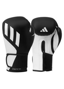 Boxhandschuhe adidas Performance "Adidas Speed Tilt 250" Gr. 14, schwarz (schwarz, wei&szlig;), Boxhandschuhe, Herren, 14 14, Kunstleder, Leder, Boxhandschuhe