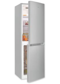 Exquisit K&uuml;hl-/Gefrierkombination "KGC195-65-NF-330E", Energieeffizienz: E, silber, B:48,5cm H:157,5cm T:60cm, K&uuml;hlschr&auml;nke, 4-Sternefach, K&uuml;hl-/Gefrierkombination