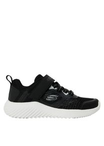 Skechers Bounder Trainers voor kinderen (Zwart/Zilver)