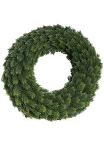 Kunstkranz BOTANIC-HAUS "Edel-Adventskranz einseitig", gr&uuml;n, B:62cm H:11cm T:62cm &Oslash;:62cm, Kunststoff, Kunstpflanzen, Kunstkranz