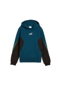 Kapuzensweatshirt Puma "ESS BLOCK HOODIE FL B", Jungen, Gr. 164, midnight petrol, Fleece, Obermaterial: 66% Baumwolle, 34% Polyester. Kapuzenfutter: 100% Baumwolle, regular fit normal, angesetztes B&uuml;ndchen, Sweatshirts Kapuzensweatshirt, mit Kapuze, Regular Fit