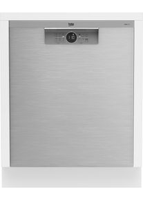 Beko Unterbaugeschirrsp&uuml;ler "BDUN36451X", Energieeffizienz: B, wei&szlig; (edelstahllook), B:59,8cm H:81,8cm T:57cm, Geschirrsp&uuml;ler, SelfDry & Watersafe+ &ndash; sorglos sp&uuml;len, sicher sch&uuml;tzen, Unterbaugeschirrsp&uuml;ler