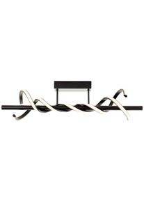 Brilliant LED Deckenleuchte "Amalie", schwarz, H: 20cm, Leuchten, Metall/Kunststoff, schwarz, LED Deckenleuchte