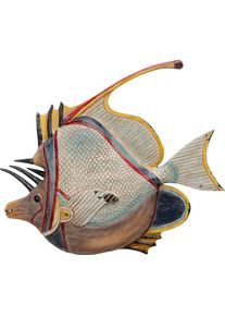 Dekofigur KARE DESIGN "Fishy", grau, B:29cm H:24cm T:4cm, Polyresin, Dekofiguren, Dekofigur, verschiedene Gr&ouml;&szlig;en