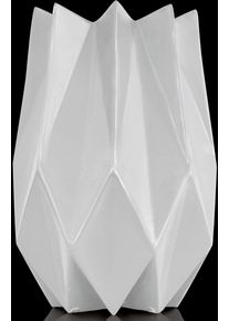 Dekovase Kaiser Porzellan "Polygono Star", wei&szlig;, B:18,5cm H:27cm T:18,5cm, Porzellan, Vasen, Dekovase