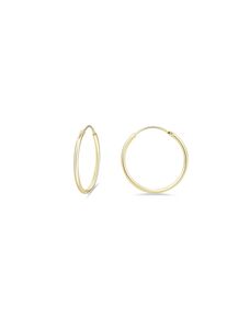 Luxenter oorbellen, in 925 sterling zilver met 18k ros&eacute;goud vergulde afwerking