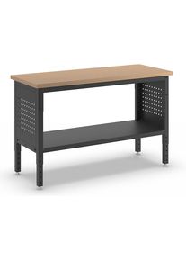 Werkbank BLACKLINE, zonder onderbouwkast, bladbreedte 1524 mm