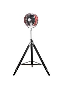 Standventilator Coca Cola-Look, Holz, 115 cm Schubladen, 70x135x70 cm, RoHS, CE EN 14786, Elektroger&auml;te, K&uuml;hlger&auml;te, Ventilatoren, Standventilatoren