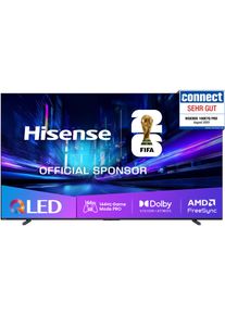 HISENSE QLED-Fernseher "100E7Q PRO", Energieeffizienz: E, transparent (schwarz), 100 &Prime;, Fernseher, 4K UHD QLED, QLED-Fernseher