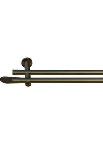 Gardinenstange Indeko "Marbella", braun (messing, antik), L:440cm, Gardinenstangen, Gardinenstange