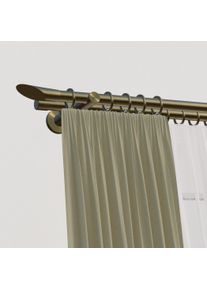Gardinenstange Indeko "Marbella", gold (messing, antik), L:210cm, Gardinenstangen, Gardinenstange