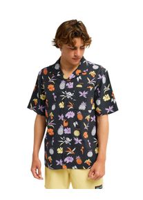 Kurzarmhemd Quiksilver "One Piece No Mi", Herren, Gr. S, US-Gr&ouml;&szlig;en, bunt (phantom opqs gomu no mi), Obermaterial: 100% Baumwolle., Hemden Kurzarmhemd
