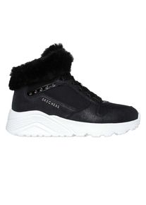 Skechers Uno Lite hoge sneakers voor kinderen (Zwart/Rose goud)