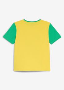 bonprix Tricou Brazilia din bumbac organic 100%, galben, 176