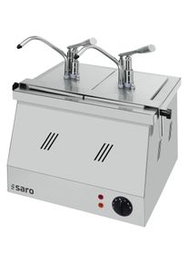 ich-zapfe Saro Bain marie 2X1/4 GN 200 met dispenser BM-0214