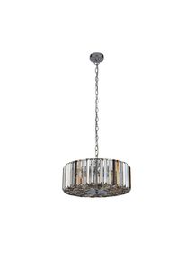 M&Ouml;BELIX M&ouml;belix , Chromfarben, Bernsteinfarben , Metall, Glas , 136 cm ,