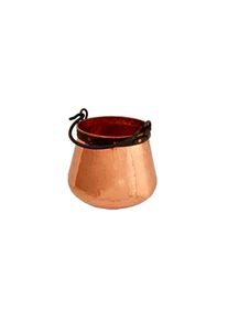 ich-zapfe Chaudron en cuivre - avec poign&eacute;e en fer, 5L