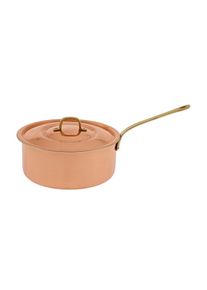 ich-zapfe Cocotte, Sauteuse, Casserole avec poign&eacute;e en laiton - Avec couvercle