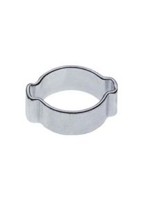 ich-zapfe Collier de serrage - 2 oreilles 7 mm, galvanis&eacute;s, 100 pcs