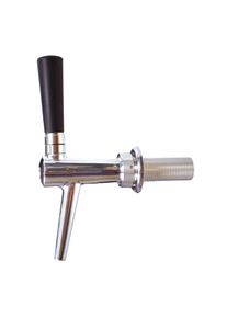 ich-zapfe Zapfhahn, Bierzapfhahn, Schankhahn, Kolbenschankhahn aus Chromnickelstahl, Modell - C-TAP, NW 7mm, Poliert