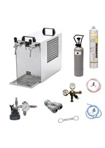 ich-zapfe Komplett Set Wassersprudler, Wasserspender, Trinkwassersprudler - Soda Kontakt 70, 2-ltg.