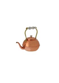 ich-zapfe Bouilloire en cuivre, Theiere cuivre - avec anse en porcelaine, 1,5L